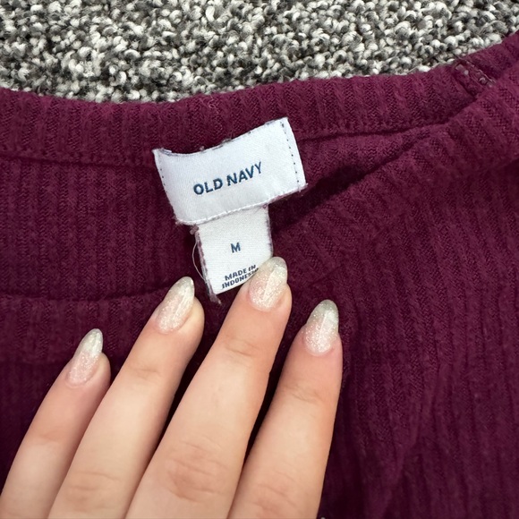 Old Navy Maroon Sweater Size M - Picture 3 of 5